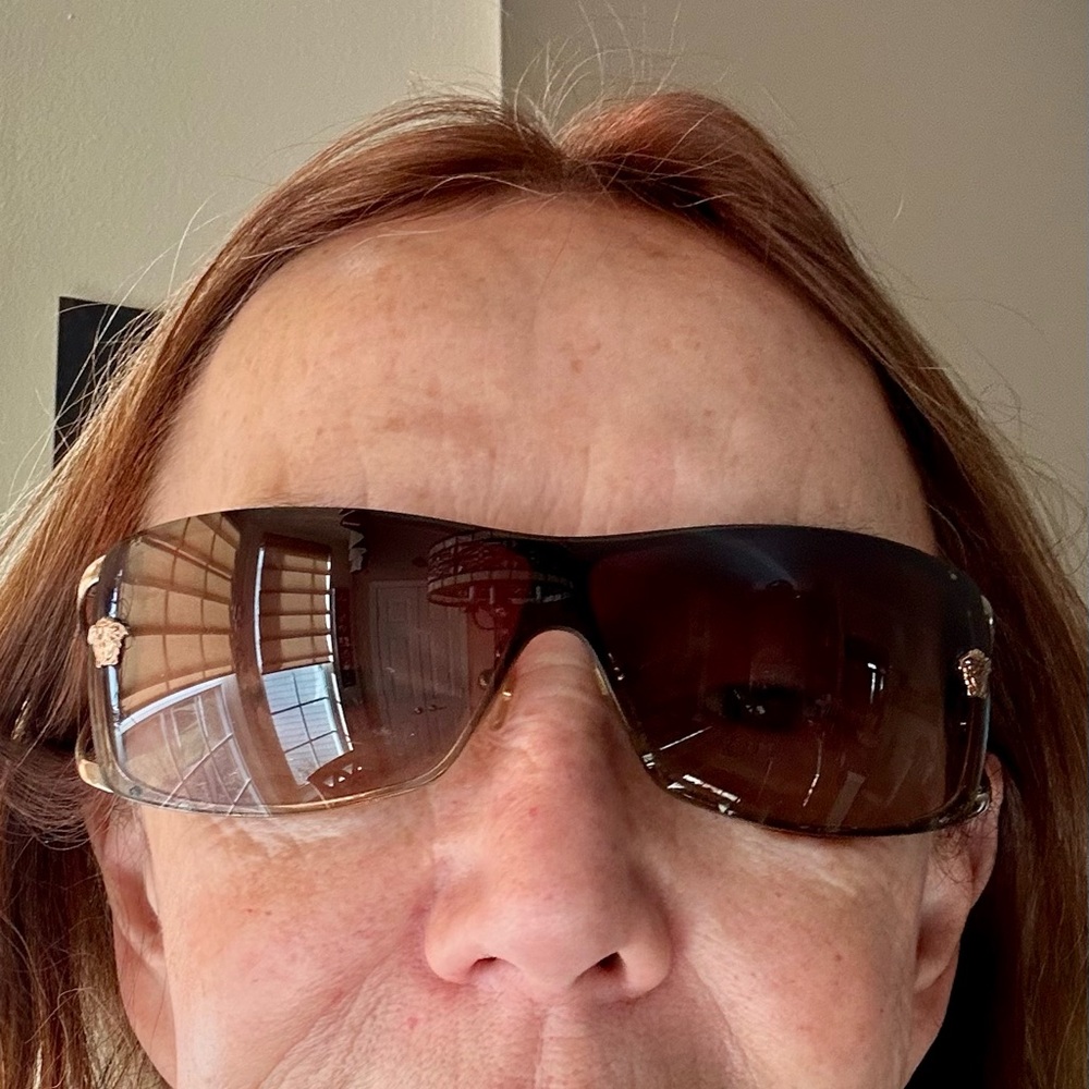 Versace Brown and Black Sunglasses - Picture 6 of 7
